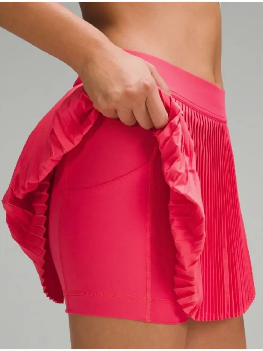 Lululemon Varsity High-Rise Pleated Tennis Skirt LW8AJYS Glaze Pink Size 8